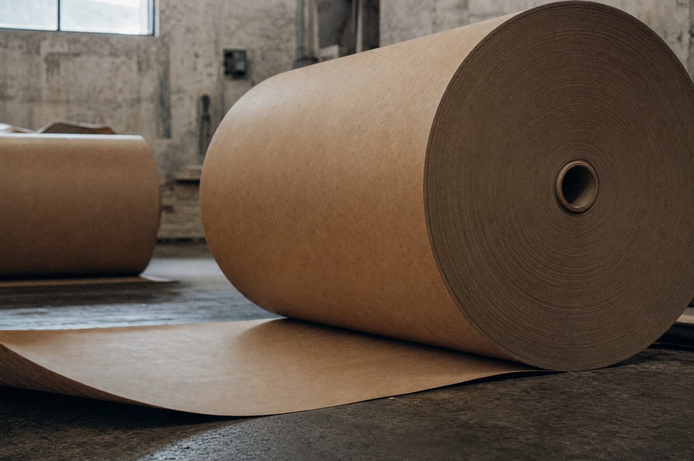 Wet strength kraft reel